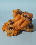 Double baked cookie croissant